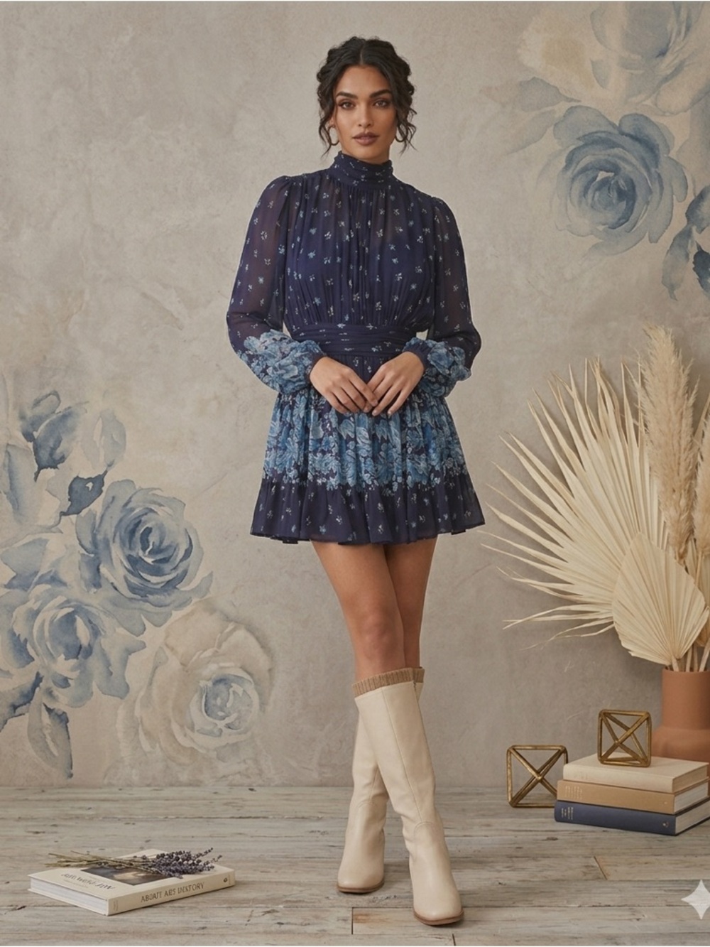 Anthropologie Let Me Be Mini Dress M NWT